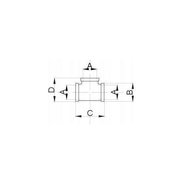 Hydroland TRÓJNIK CHROM 1/2" // ŁC.T.15 10599949 5900308732854