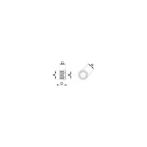 Hydroland REDUKCJA 1/2X3/8 Z/W CHROM // ŁC.RED.3/8*1/2 10599954 5900308732816