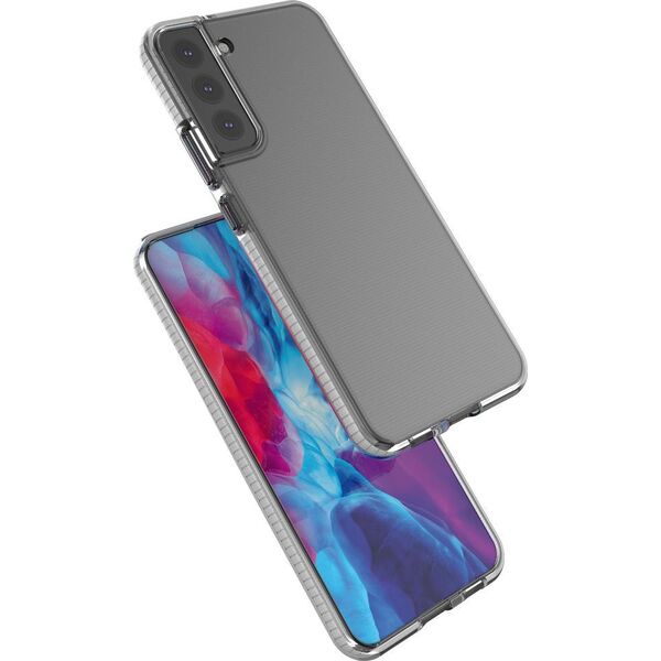 Hurtel Spring Case pokrowiec żelowe etui z kolorową ramką do Samsung Galaxy S22+ (S22 Plus) ciemnoniebieski 10757682 9145576244197