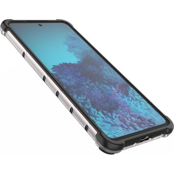 Hurtel ETUI Honeycomb etui pancerny pokrowiec z żelową ramką Samsung Galaxy A73 przezroczysty CASE 10757729 9145576244685