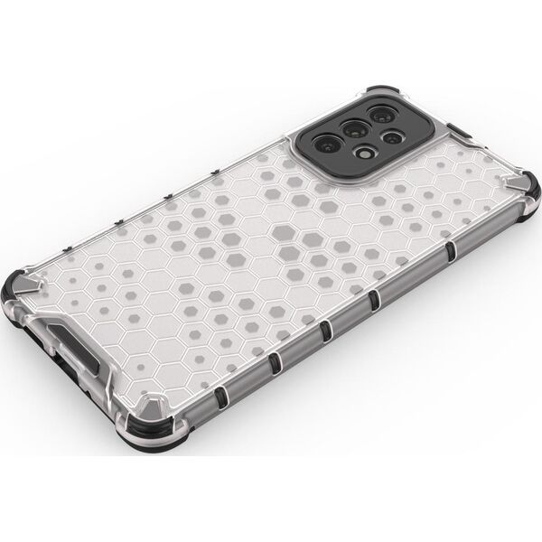Hurtel ETUI Honeycomb etui pancerny pokrowiec z żelową ramką Samsung Galaxy A73 przezroczysty CASE 10757729 9145576244685