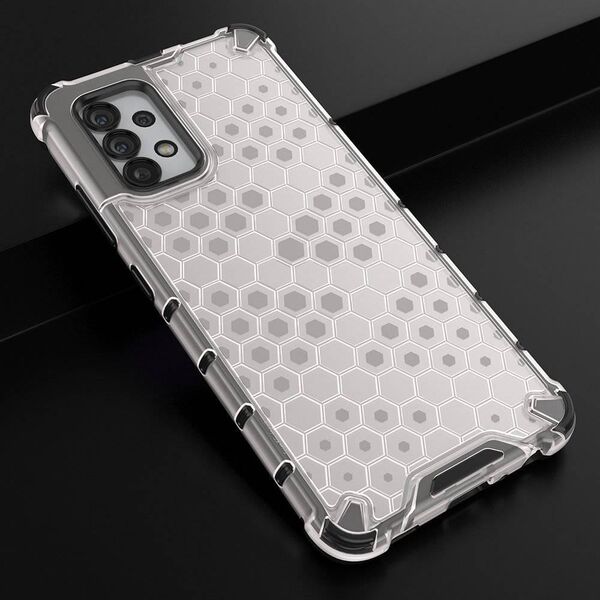 Hurtel Honeycomb etui pancerny pokrowiec z żelową ramką Samsung Galaxy A13 5G przezroczysty 10757735 9145576245019