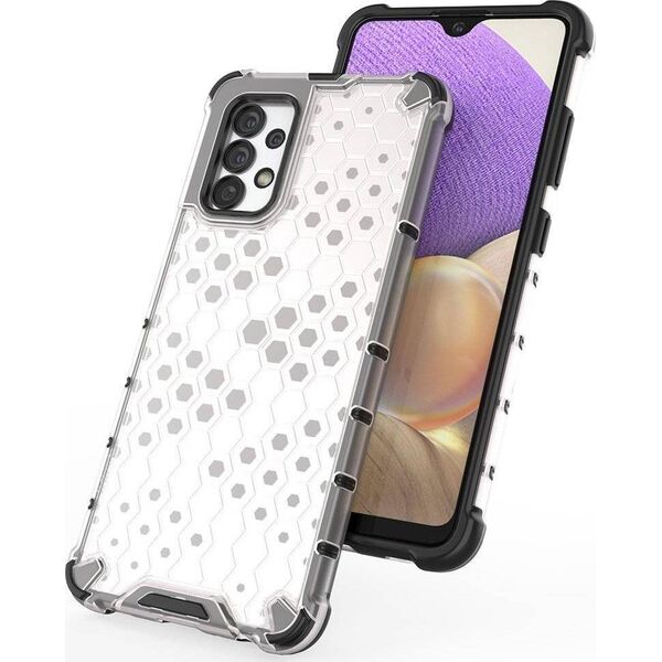 Hurtel Honeycomb etui pancerny pokrowiec z żelową ramką Samsung Galaxy A13 5G przezroczysty 10757735 9145576245019