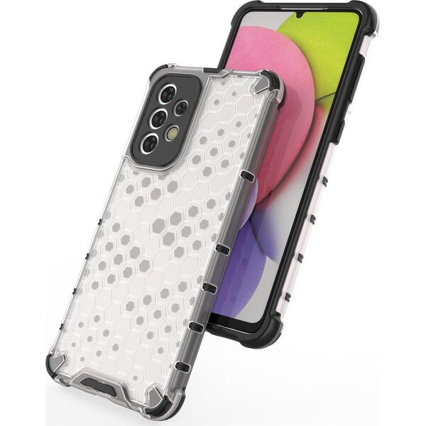 Hurtel Honeycomb etui pancerny pokrowiec z żelową ramką Samsung Galaxy A33 5G niebieski 10757737 9145576244760