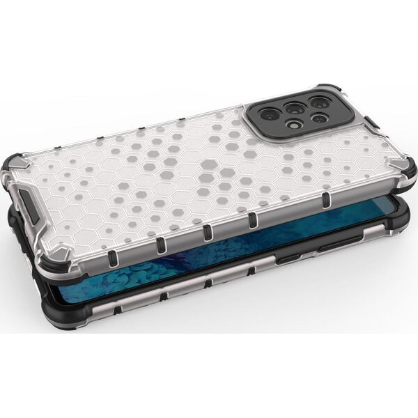 Hurtel Honeycomb etui pancerny pokrowiec z żelową ramką Samsung Galaxy A73 niebieski 10757742 9145576244678