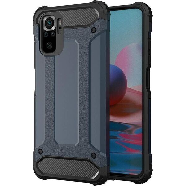 Hurtel Hybrid Armor pancerne hybrydowe etui pokrowiec Xiaomi Redmi Note 11 Pro+ 5G (China) / 11 Pro 5G (China) / Mi11i HyperCharge / Poco X4 NFC 5G niebieski 10757763 9145576244371