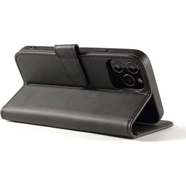 Hurtel Magnet Case elegancki futerał etui pokrowiec z klapką i funkcją podstawki Motorola Moto G Power 2022 czarny 10757791 9145576246160