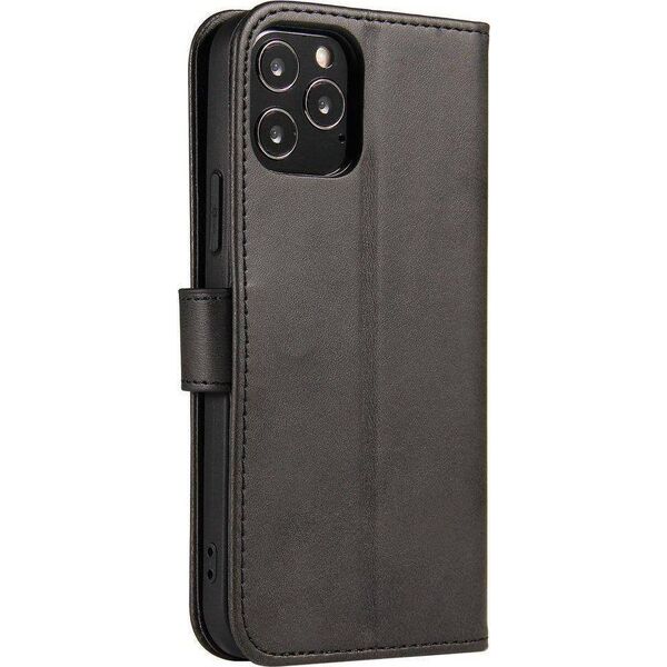 Hurtel Magnet Case elegancki futerał etui pokrowiec z klapką i funkcją podstawki OnePlus Nord N20 5G czarny 10757800 9145576246061