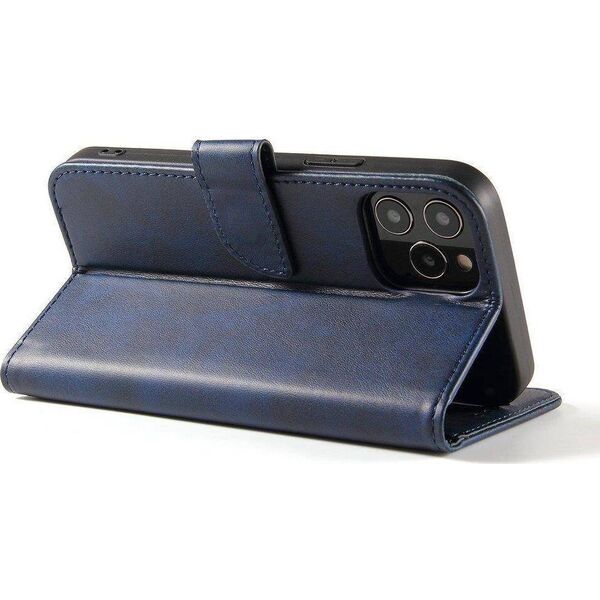 Hurtel Magnet Case elegancki futerał etui pokrowiec z klapką i funkcją podstawki Samsung Galaxy A03s (166,5) niebieski 10757803 9145576246191