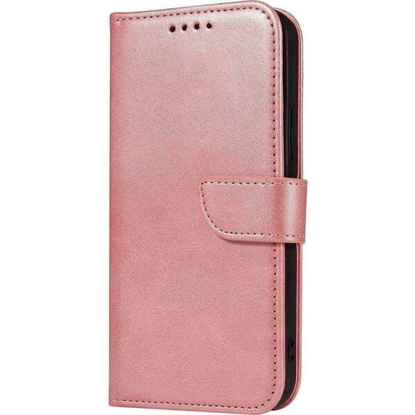 Hurtel Magnet Case elegancki futerał etui pokrowiec z klapką i funkcją podstawki Samsung Galaxy A03s (166,5) różowy 10757804 9145576246207