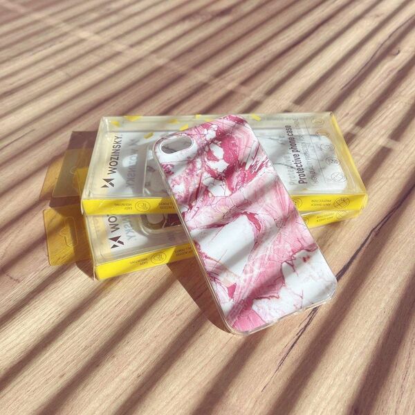 Wozinsky Wozinsky Marble żelowe etui pokrowiec marmur Samsung Galaxy S22+ (S22 Plus) biały 10757850 9145576245279