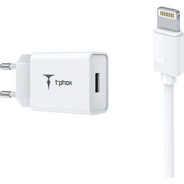 Ładowarka T-Phox Mini-EU 1x USB-A 2.4 A 10758394 6972165640282