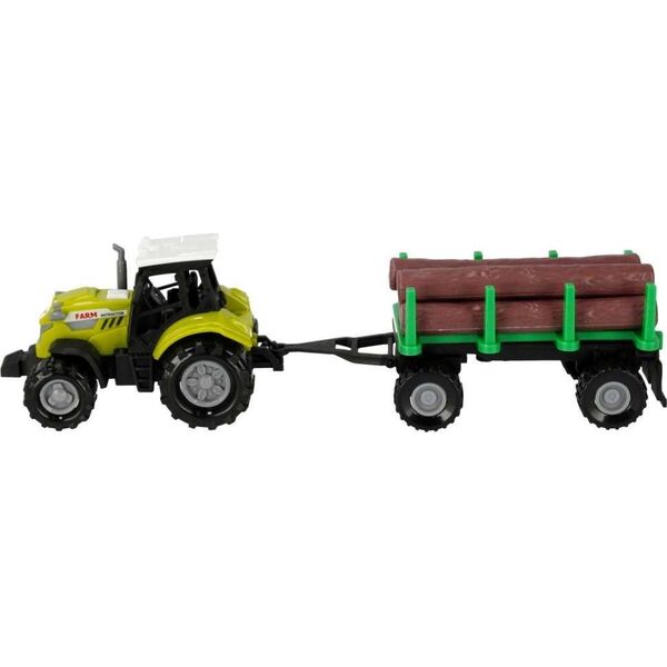 Mega Creative Moje ranczo Traktor z przyczepą 25 cm ze światłem i dźwiękami 10761357 5904335826487