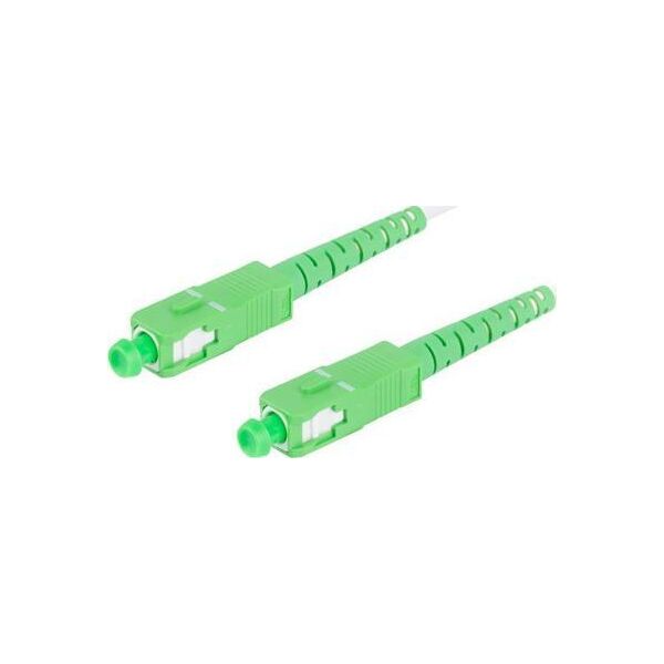 Lanberg PATCHCORD ŚWIATŁOWODOWY SM SC/APC-SC/APC SIMPLEX 3.0MM LSZH G657A2 15M BIAŁY LANBERG 10801665 5901969430851