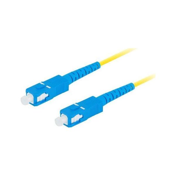 Lanberg PATCHCORD ŚWIATŁOWODOWY SM SC/UPC-SC/UPC SIMPLEX 3.0MM LSZH G657A1 2M ŻÓŁTY LANBERG 10801695 5901969433005