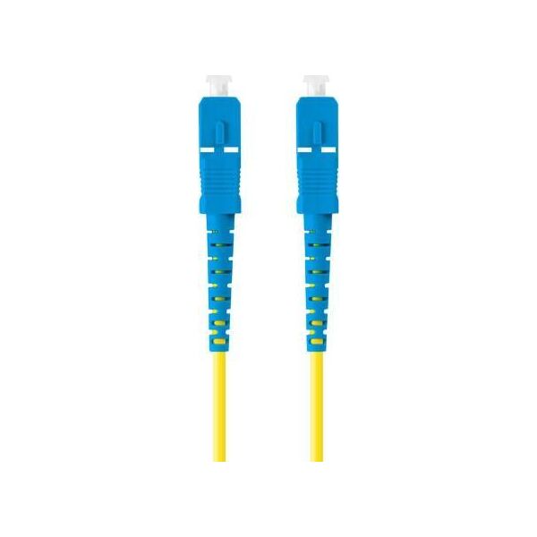 Lanberg PATCHCORD ŚWIATŁOWODOWY SM SC/UPC-SC/UPC SIMPLEX 3.0MM LSZH G657A1 2M ŻÓŁTY LANBERG 10801695 5901969433005