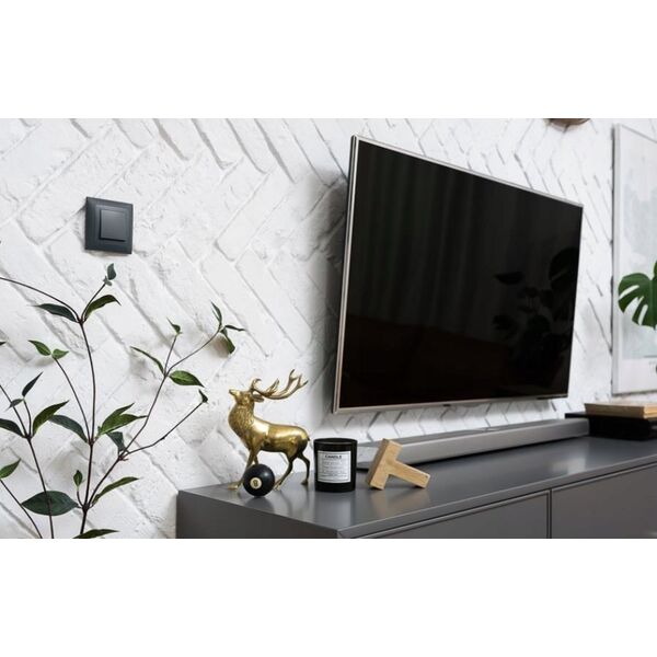 Karlik Ramka uniwersalna podwójna 0-0-DRG-2 Karlik Deco, biała, efekt szkła 10802190 5907709771017