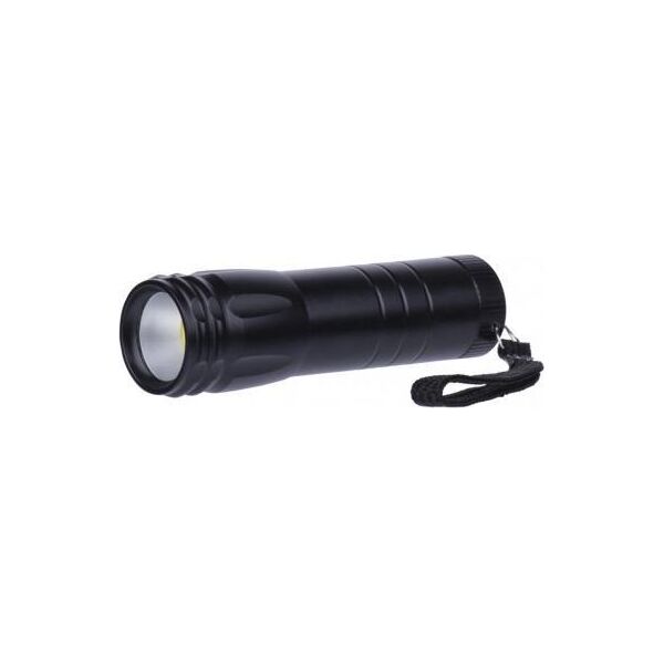 Latarka Emos Latarka LED 3W COB LED (100lm), czarna, zasięg 20m, 3xAAA - P4704 Emos 10863210 8592920040874