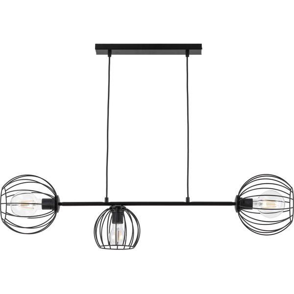 Lampa wisząca Sigma Zwis na listwie Madam 32370 czarna lampa wisząca metalowe pręty 10899933 5907554419485