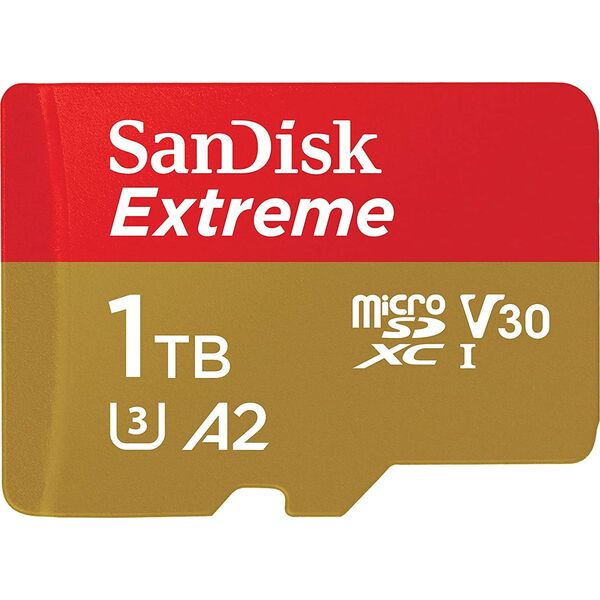 Karta SanDisk Extreme MicroSDXC 1 TB Class 10 UHS-I/U3 A2 V30 (SDSQXAV-1T00-GN6MA) 11010596 619659188474