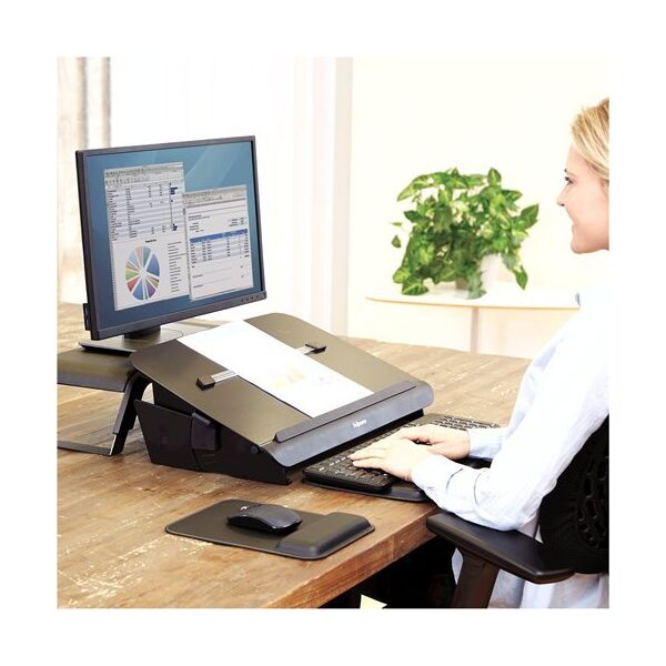 Fellowes Baza na dokumenty do pisania Fellowes Hana 8055701 czarna 11025079 43859737000