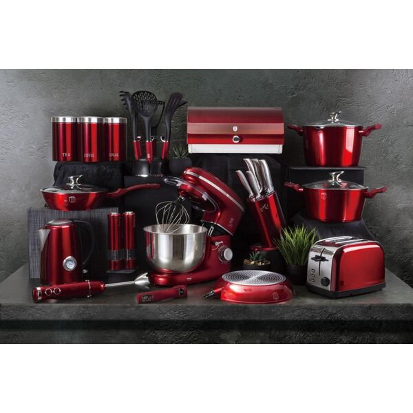 Patelnia Berlinger Haus WOK GRANITOWY 30CM BERLINGER HAUS METALLIC LINE BURGUNDY BH-6166 11067952 5999108408281