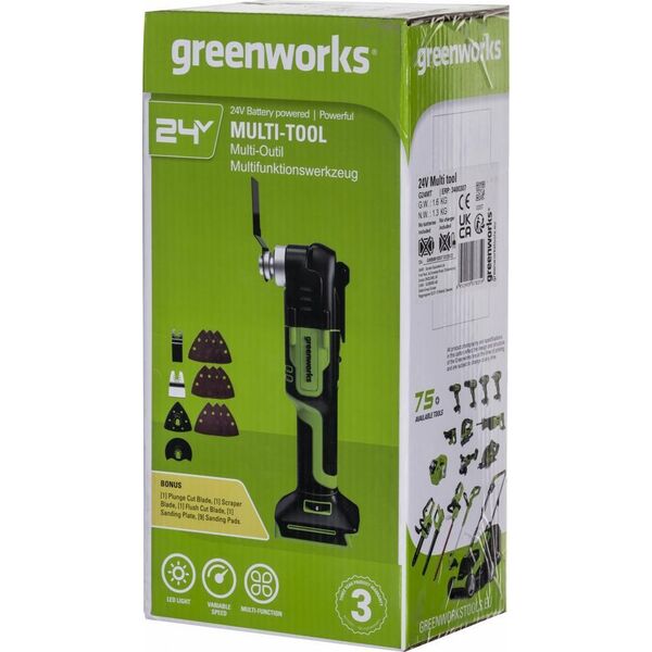 Greenworks 24V Urządzenie wielofunkcyjne GREENWORKS G24MT - 3400307 11084895 6952909078359