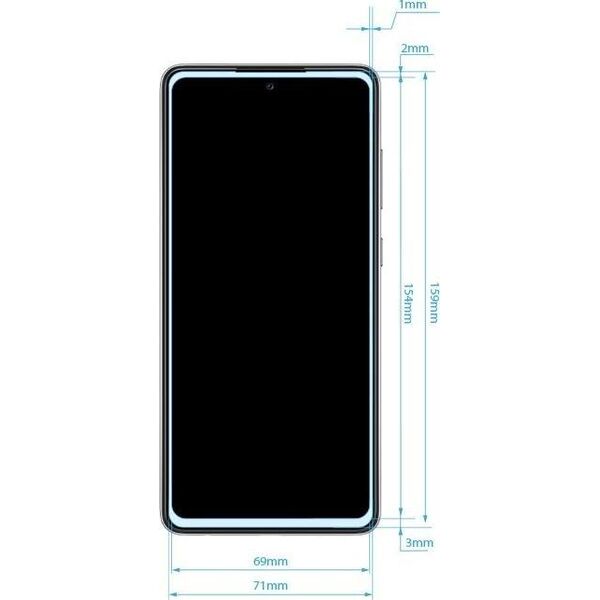 Crong Crong 7D Nano Flexible Glass - Niepękające szkło hybrydowe 9H na cały ekran Samsung Galaxy A72 11089202 5904310701563