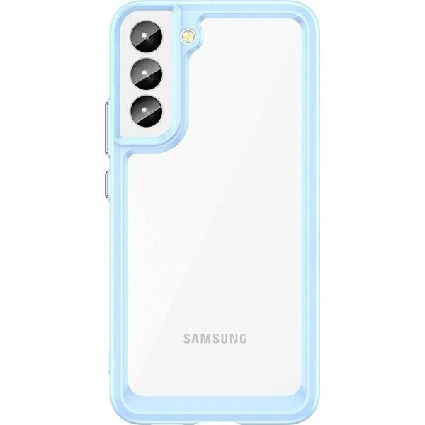 Hurtel Outer Space Case etui do Samsung Galaxy S22+ (S22 Plus) sztywny pokrowiec z żelową ramką niebieski 11101110 9145576248720