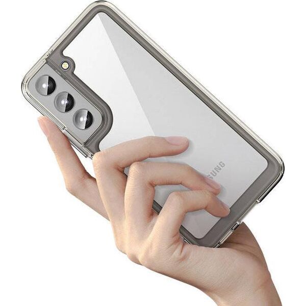 Hurtel Outer Space Case etui do Samsung Galaxy S22+ (S22 Plus) sztywny pokrowiec z żelową ramką niebieski 11101110 9145576248720