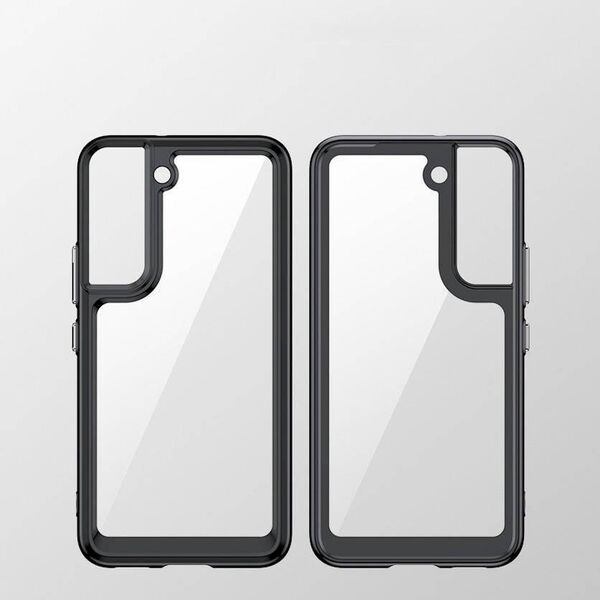 Hurtel Outer Space Case etui do Samsung Galaxy S22+ (S22 Plus) sztywny pokrowiec z żelową ramką niebieski 11101110 9145576248720