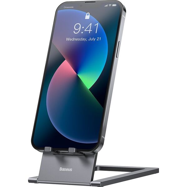 Stojak Baseus Baseus składany biurkowy stojak uchwyt na tablet szary (LUKP000013) 11112684 6932172605896