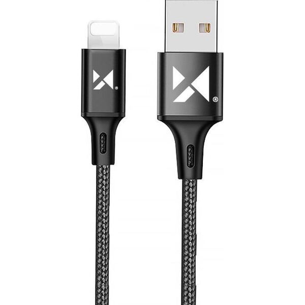 Kabel USB Wozinsky USB-A - Lightning 1 m Czarny (5907769301186) 11114181 5907769301186