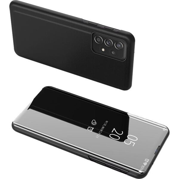 Hurtel Clear View Case futerał etui z klapką Samsung Galaxy A33 5G czarny 11114218 9145576245552