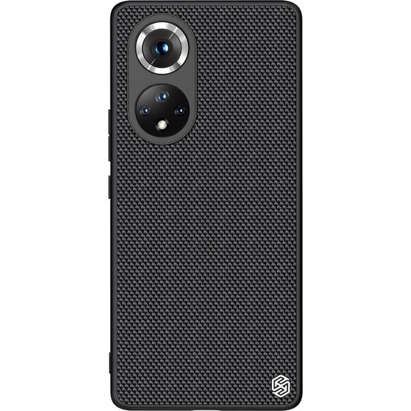 Nillkin Nillkin Textured Case wytrzymałe wzmocnione etui z żelową ramką i nylonem na tyle Honor 50 Pro czarny 11114225 6902048222311