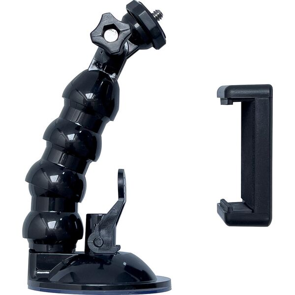 Hurtel GoPro uchwyt z przyssawką do kamer sportowych GoPro, DJI, Insta360, SJCam, Eken + adapter do smartfona (GoPro car suction cup) 11114272 9145576245965