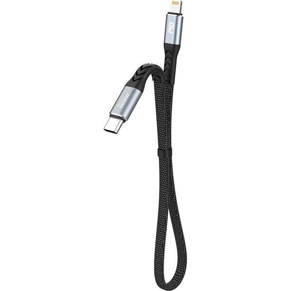 Kabel USB Dudao USB-C - Lightning Czarny (DDA204) 11114298 6973687243852