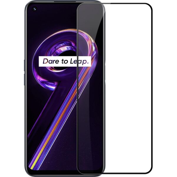 Nillkin Nillkin CP+PRO ultracienkie szkło hartowane na cały ekran z ramką 0,2 mm 9H Realme 9 Pro czarny 11114422 6902048243491