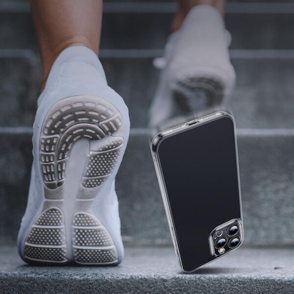 Baseus Baseus Frosted Glass Case etui pokrowiec do iPhone 13 Pro sztywna obudowa z żelową ramką czarny (ARWS001001) 11114508 6932172609276