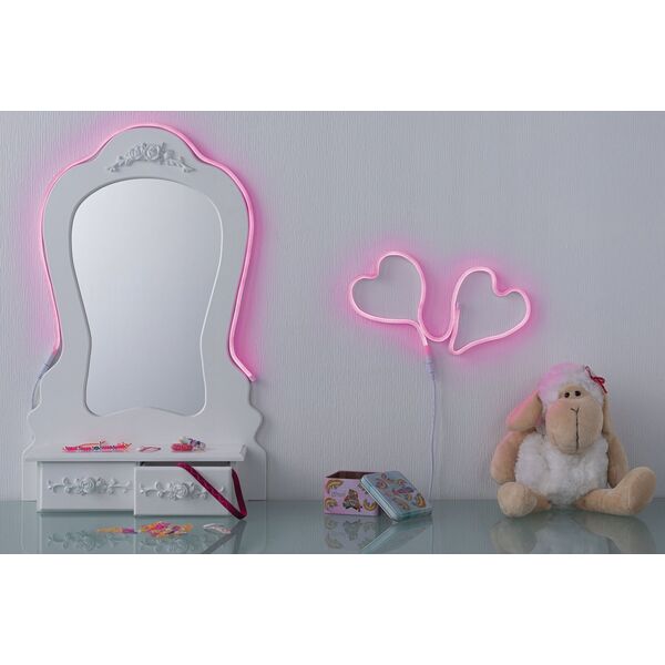 Taśma LED Paulmann Neon Colorflex USB Strip Różowy 1m 4,5W 5V Biały Tworzywo sztuczne 11221090 4000870705612
