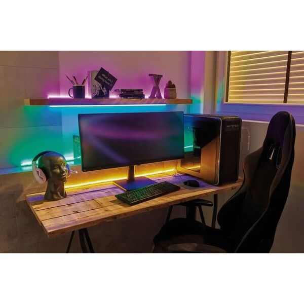 Taśma LED Paulmann Neon Colorflex USB Strip Różowy 1m 4,5W 5V Biały Tworzywo sztuczne 11221090 4000870705612