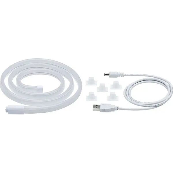 Taśma LED Paulmann Neon Colorflex USB Strip Różowy 1m 4,5W 5V Biały Tworzywo sztuczne 11221090 4000870705612