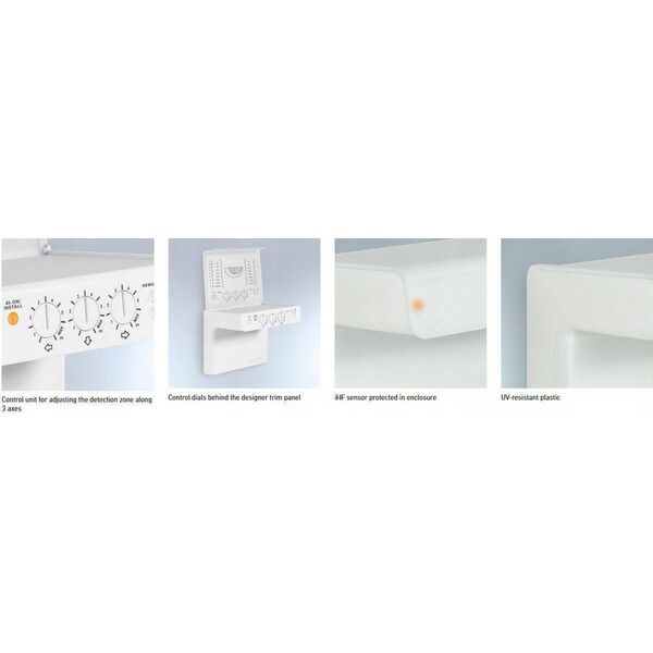 Steinel Czujnik ruchu Steinel iHF 3D Bluetooth czarny 11221139 4007841066215