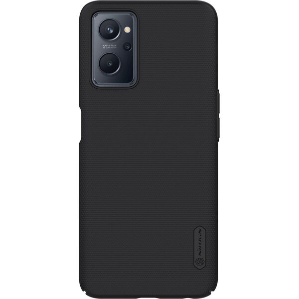 Nillkin Nillkin Super Frosted Shield Etui + Podstawka Realme 9I Czarny 11229606 6902048242999
