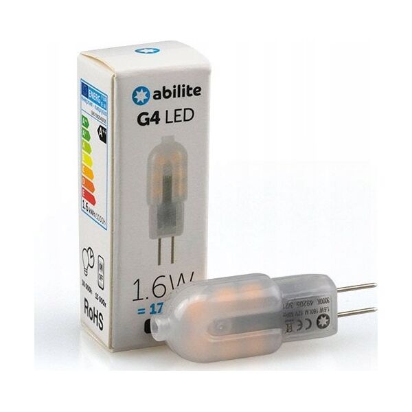 Abilite ¯ARÓWKA LED ABILITE SZTYFT B.CIEP£A G4 1,6W 12V 160LM 11229831 5901583549205