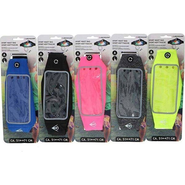 Dunlop Dunlop - Pasek sportowy na smartfona elektronike 51-71 cm (różowy) 11232479 5904501202305