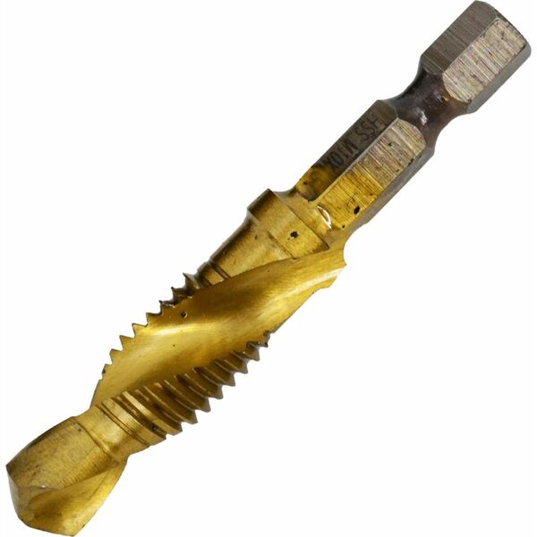 Wiertło AWTools AWTOOLS ZESTAW WIERTEŁ GWINTUJĄCYCH M3-M10 7 SZTUK ŻÓŁTE 11238952 5903678608279