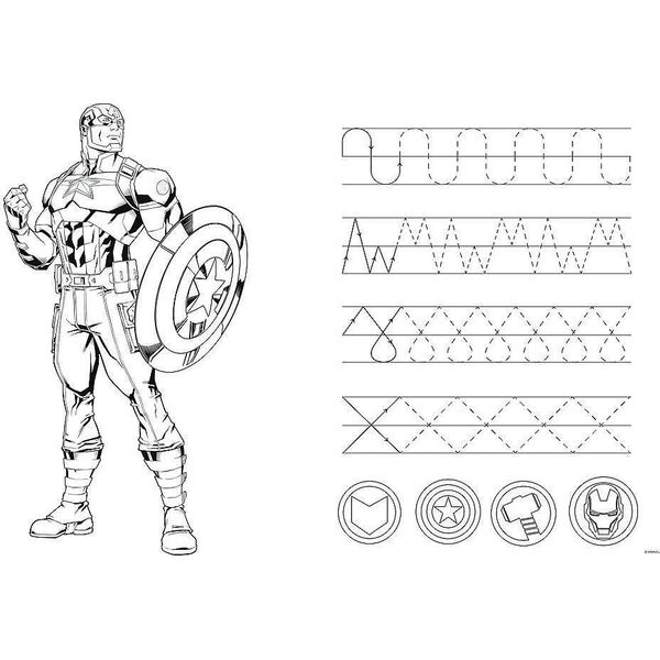 Trefl Dwustronne Puzzle 24 elementy Super Maxi Silni Avengers 3w1 11240127 5900511410075