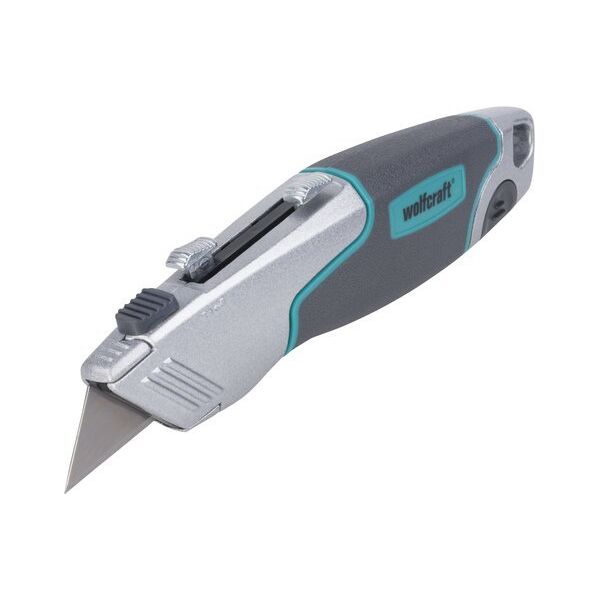 Wolfcraft Nóż z ostrzem trapezowym i hakowym, Profi Wolfcraft 11246071 4006885420007