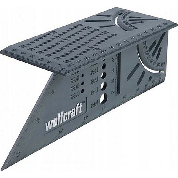 Wolfcraft Kątownik stolarski japoński 3D - Wolfcraft (bez opakowania) 11246095 4006885520813